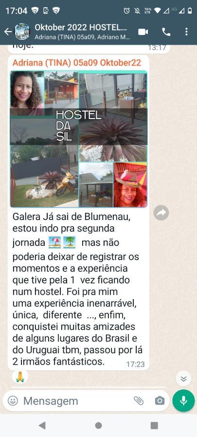Hostel Sil Cardoso Blumenau Dış mekan fotoğraf